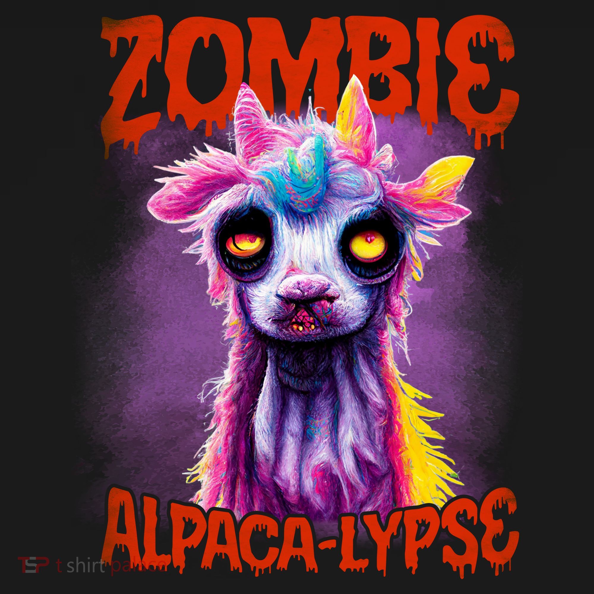 Zombie Alpaca Lypse Halloween Llama Spooky Costumes Graphic Plus Size Kids Sweatshirt