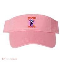 Zombie Alpaca Lypse Halloween Llama Spooky Costumes Graphic Plus Size Visor thumb 0