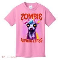 Zombie Alpaca Lypse Halloween Llama Spooky Costumes Graphic Plus Size Kids T-Shirt thumb 0
