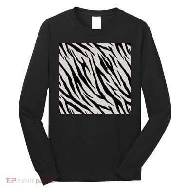 Zebra Animal Print Long Sleeve Shirt