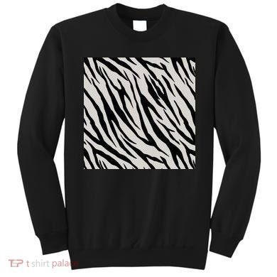 Zebra Animal Print Sweatshirt