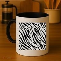 Zebra Animal Print Coffee Mug thumb 4