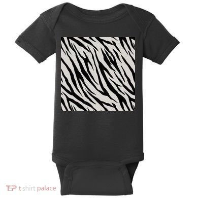 Zebra Animal Print Baby Bodysuit