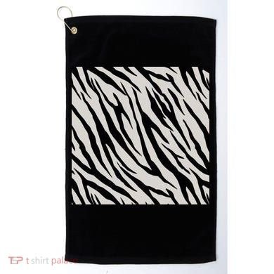 Zebra Animal Print Golf Towel