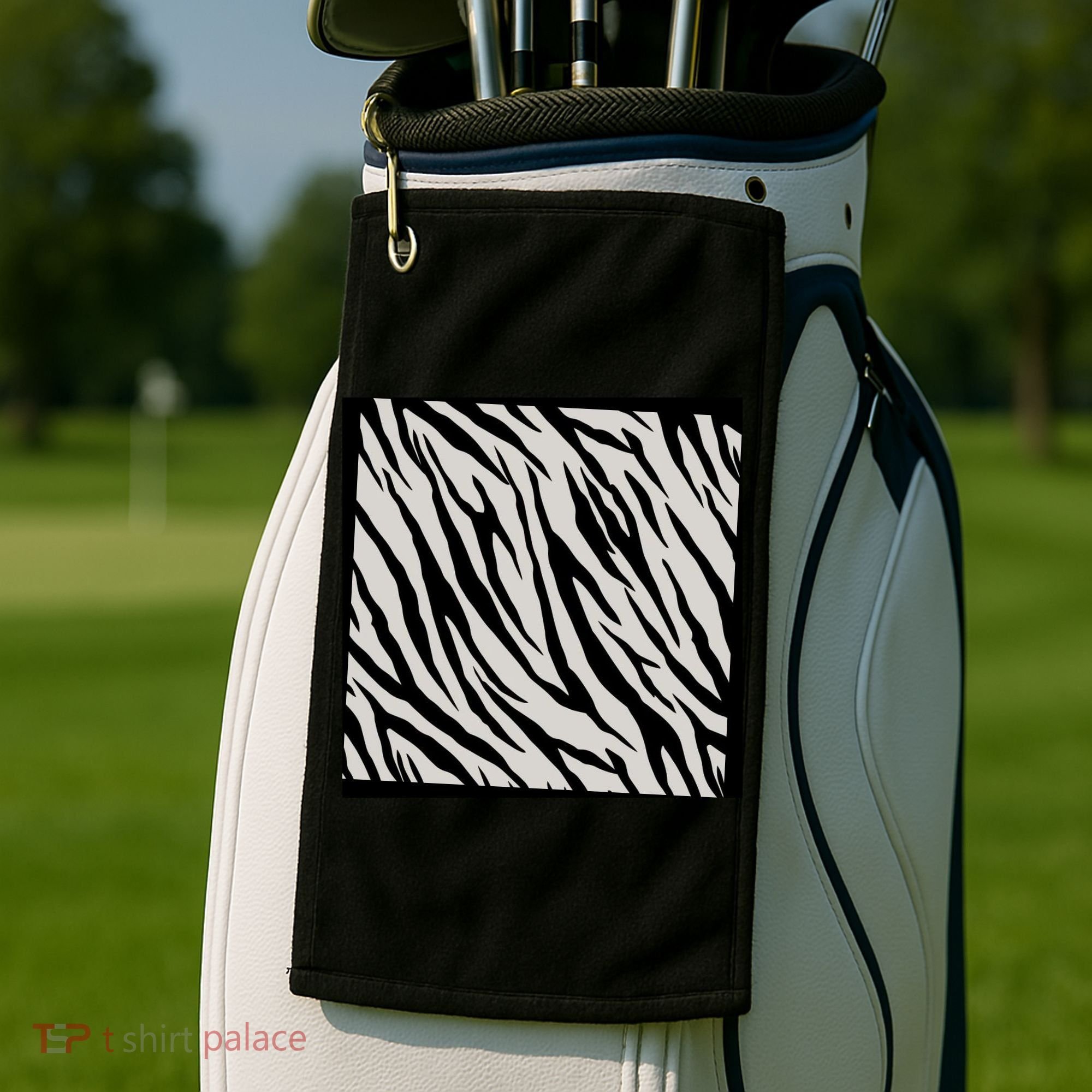 Zebra Animal Print Golf Towel