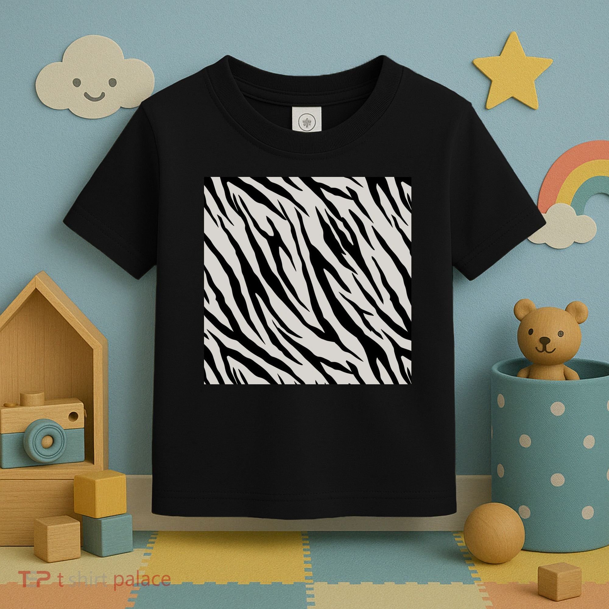 Zebra Animal Print Toddler T-Shirt
