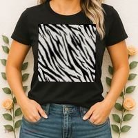 Zebra Animal Print Women's T-Shirt thumb 2