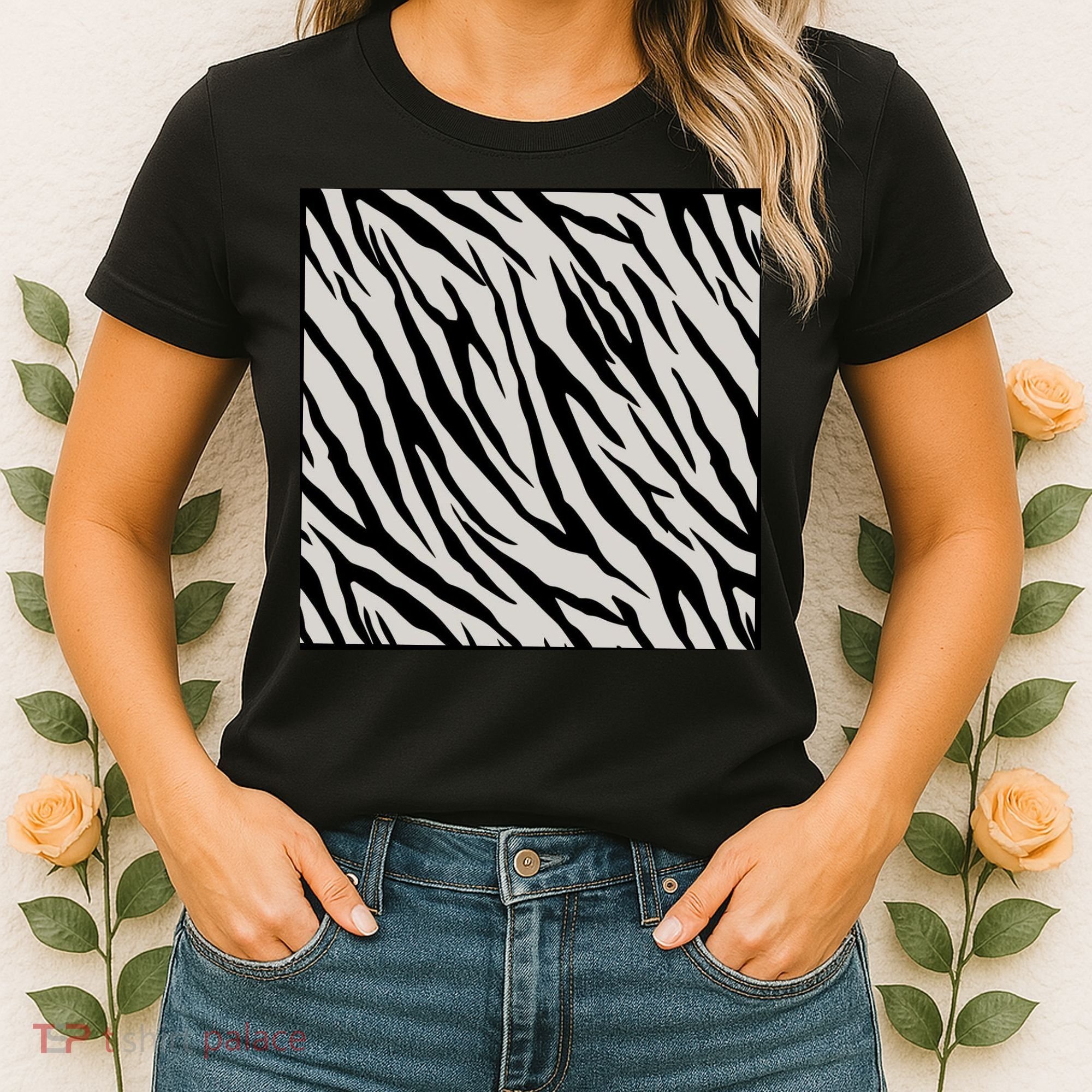 Zebra Animal Print Women's T-Shirt