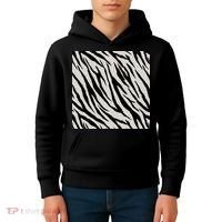 Zebra Animal Print Kids Hoodie thumb 4