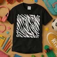 Zebra Animal Print Kids T-Shirt thumb 3