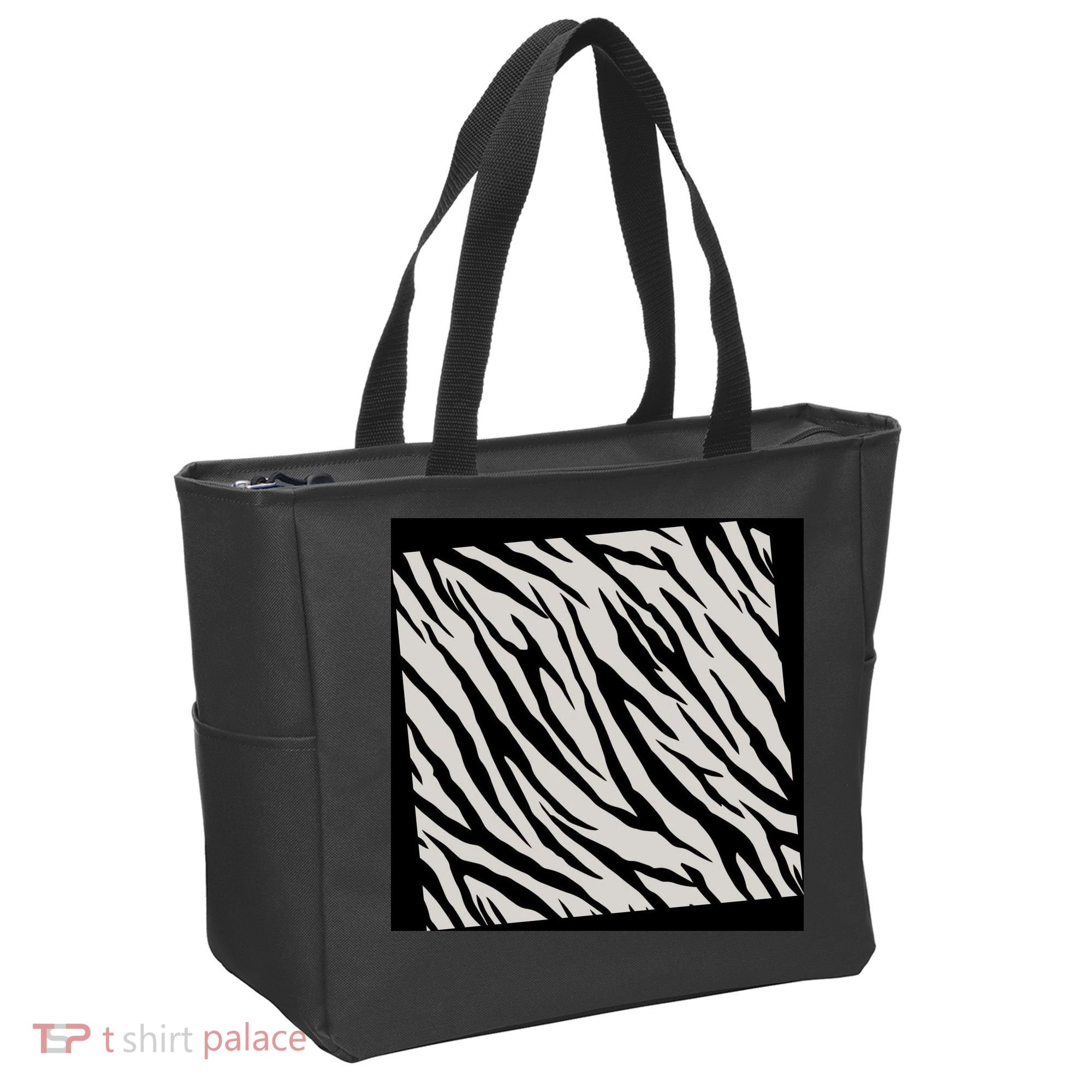 Zebra Animal Print Tote Bag