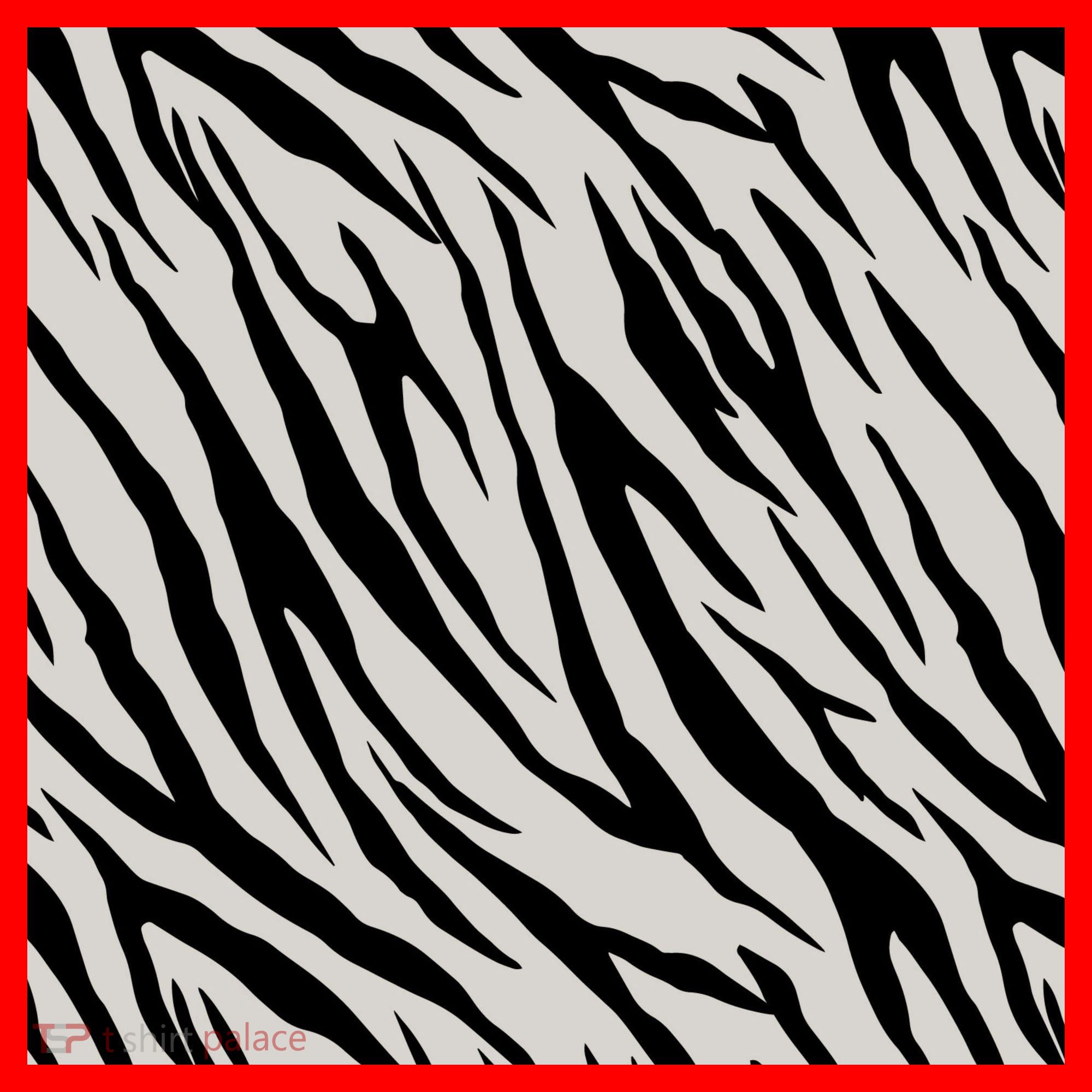 Zebra Animal Print Santa Hat