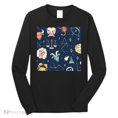 Zodiac Astrology Signs Long Sleeve Shirt
