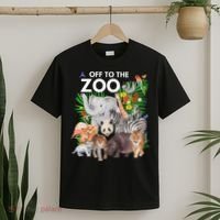 Zoo Animals Safari Party A Day At The Zoo Safari Zoo Animal T-Shirt thumb 2