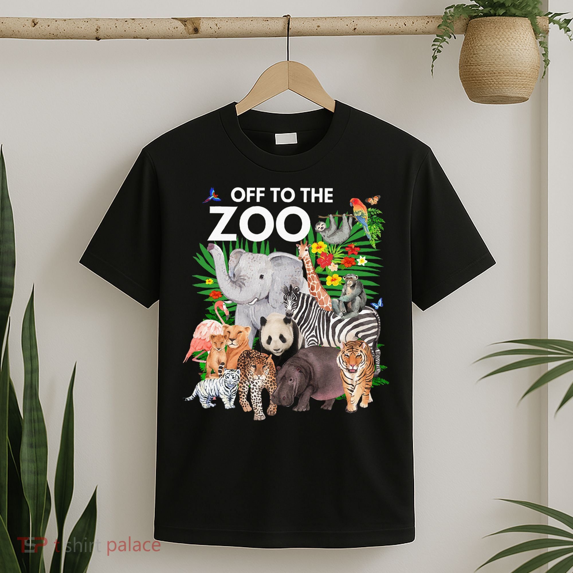 Zoo Animals Safari Party A Day At The Zoo Safari Zoo Animal T-Shirt