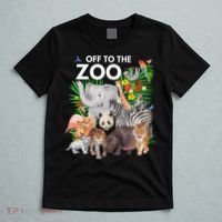 Zoo Animals Safari Party A Day At The Zoo Safari Zoo Animal T-Shirt thumb 5