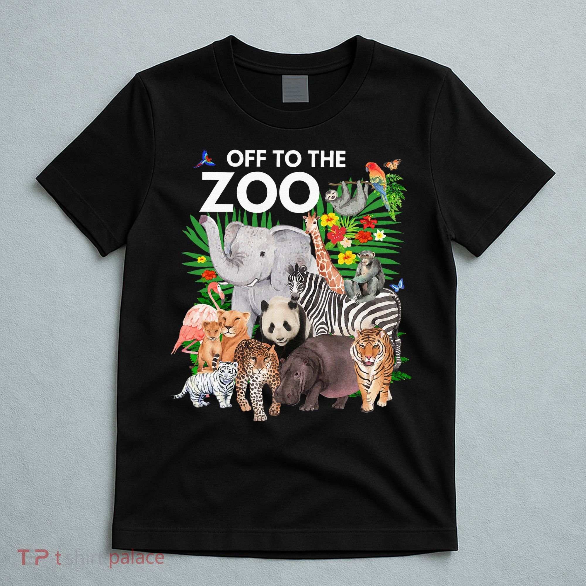 Zoo Animals Safari Party A Day At The Zoo Safari Zoo Animal T-Shirt