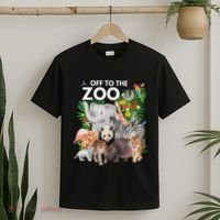 Zoo Animals Safari Party A Day At The Zoo Safari Zoo Animal T-Shirt thumb 2