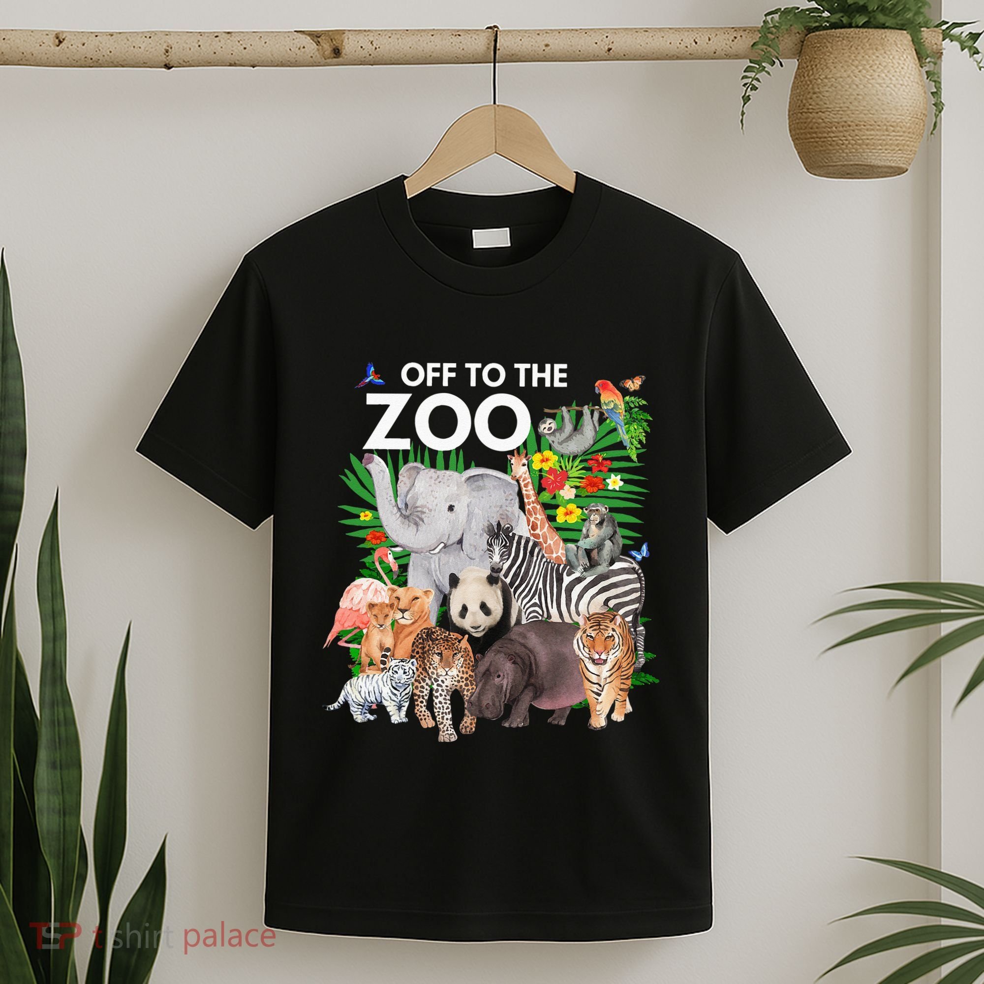 Zoo Animals Safari Party A Day At The Zoo Safari Zoo Animal T-Shirt