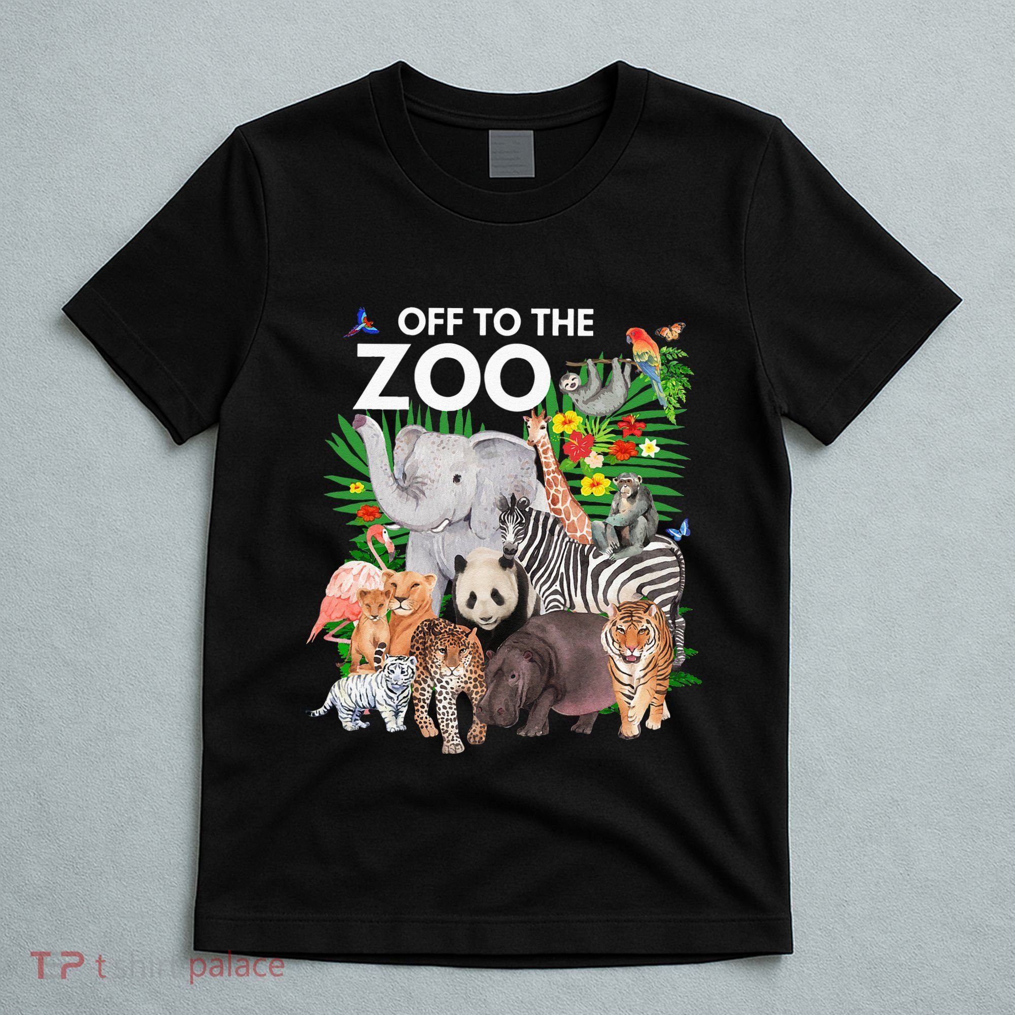 Zoo Animals Safari Party A Day At The Zoo Safari Zoo Animal T-Shirt