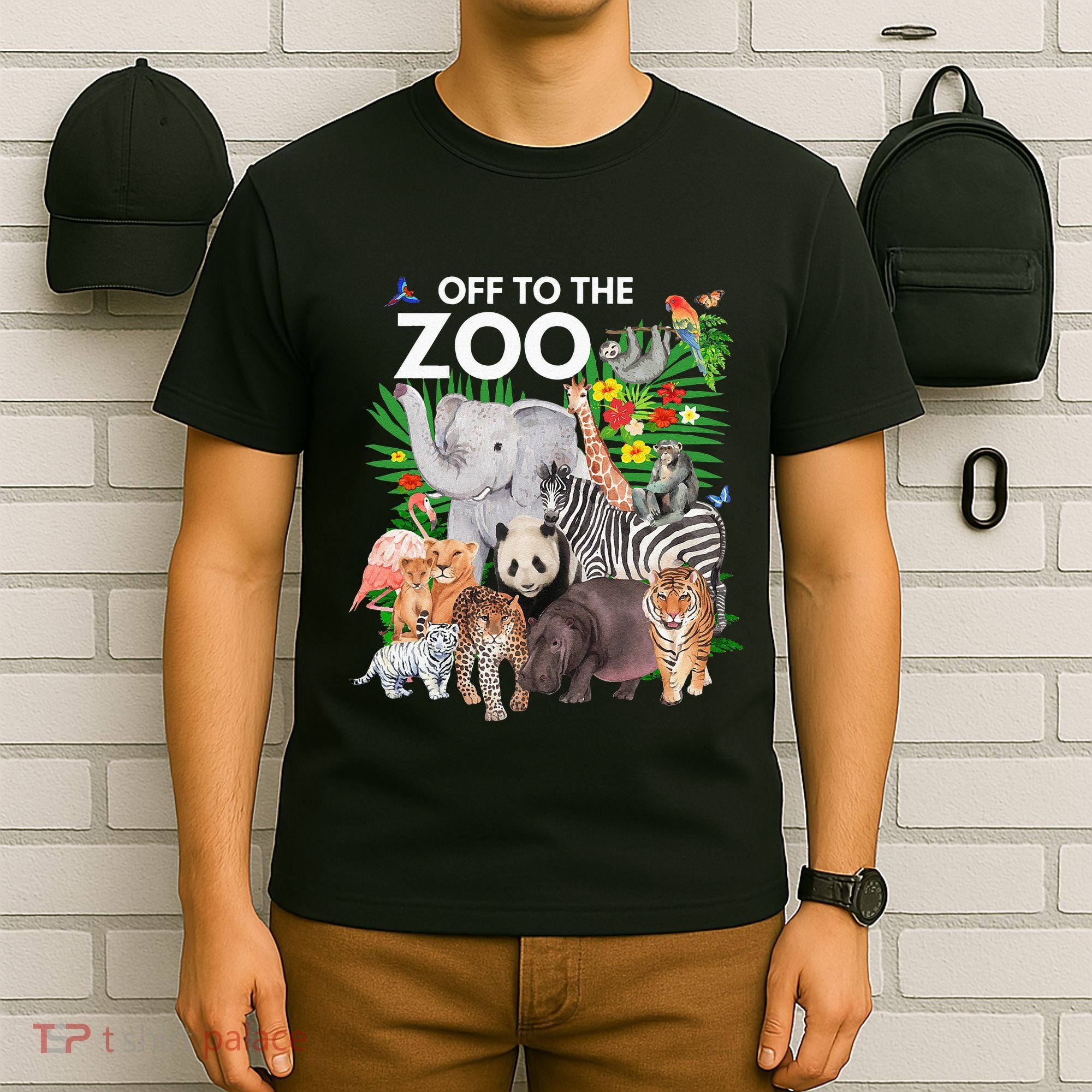 Zoo Animals Safari Party A Day At The Zoo Safari Zoo Animal T-Shirt