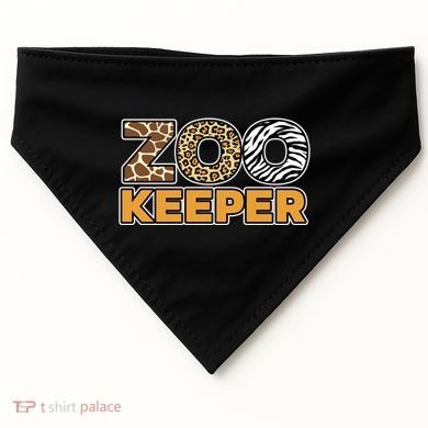 Zookeeper African Savanna Gift USA-Made Doggie Bandana