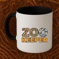 Zookeeper African Savanna Gift Coffee Mug thumb 2