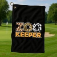 Zookeeper African Savanna Gift Golf Towel thumb 1