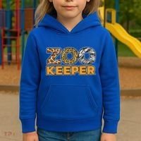 Zookeeper African Savanna Gift Kids Hoodie thumb 3