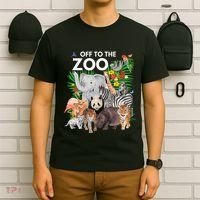 Zoo Animals Safari Party A Day At The Zoo Safari Zoo Animal T-Shirt thumb 6