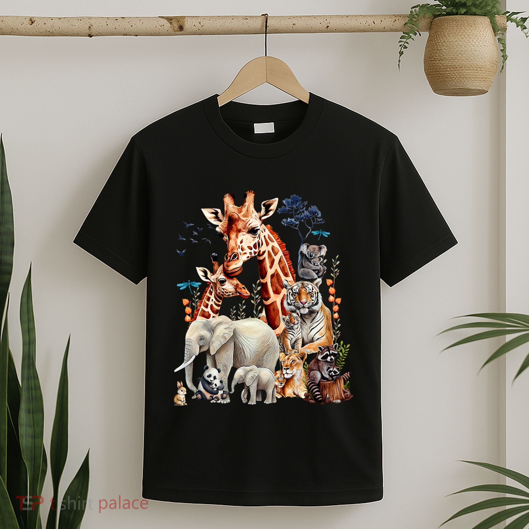 Zoo Animals Wildlife Birthday Party Animal Safari Jungle T-Shirt