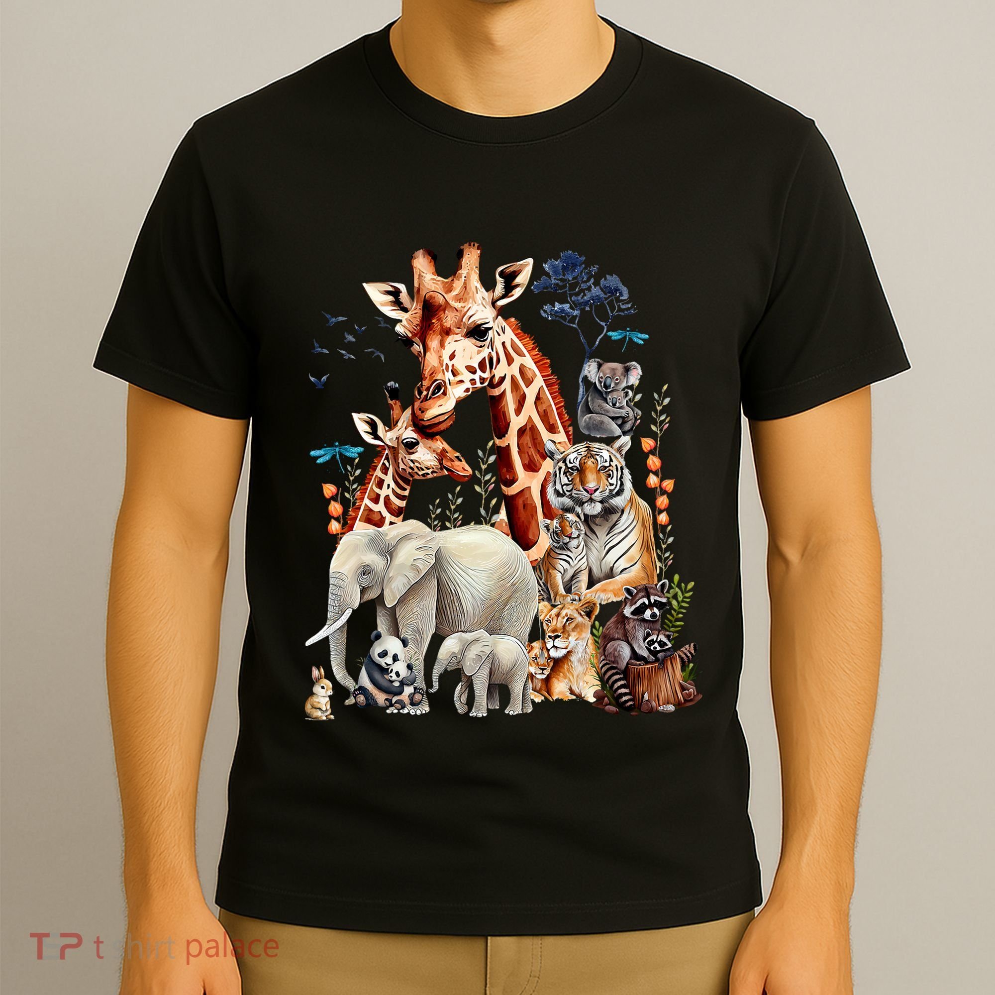 Zoo Animals Wildlife Birthday Party Animal Safari Jungle T-Shirt