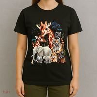 Zoo Animals Wildlife Birthday Party Animal Safari Jungle T-Shirt thumb 4