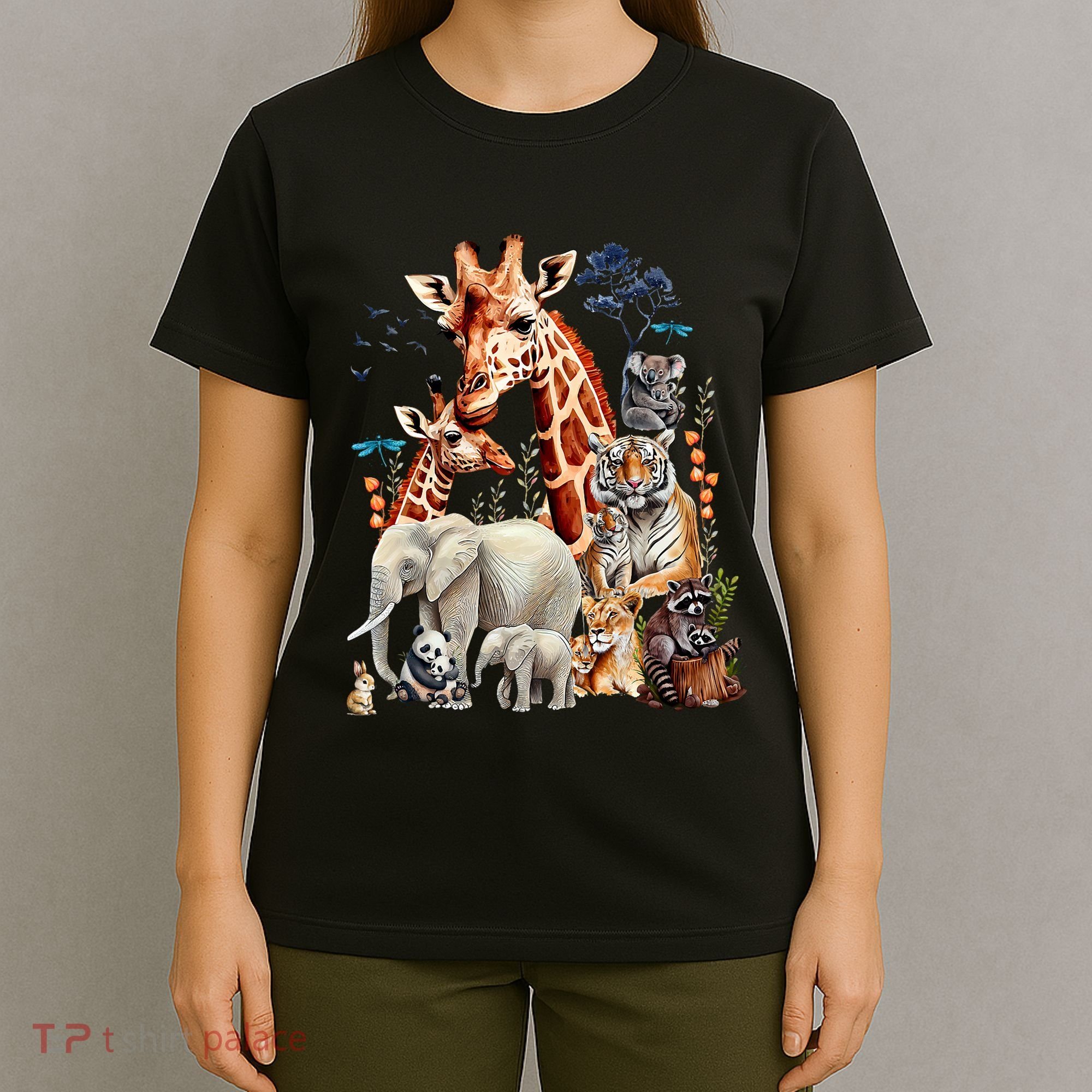 Zoo Animals Wildlife Birthday Party Animal Safari Jungle T-Shirt