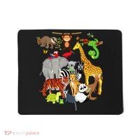 Zoo Animals Wildlife Birthday Party Zoo Day 26 Animals Mousepad thumb 0
