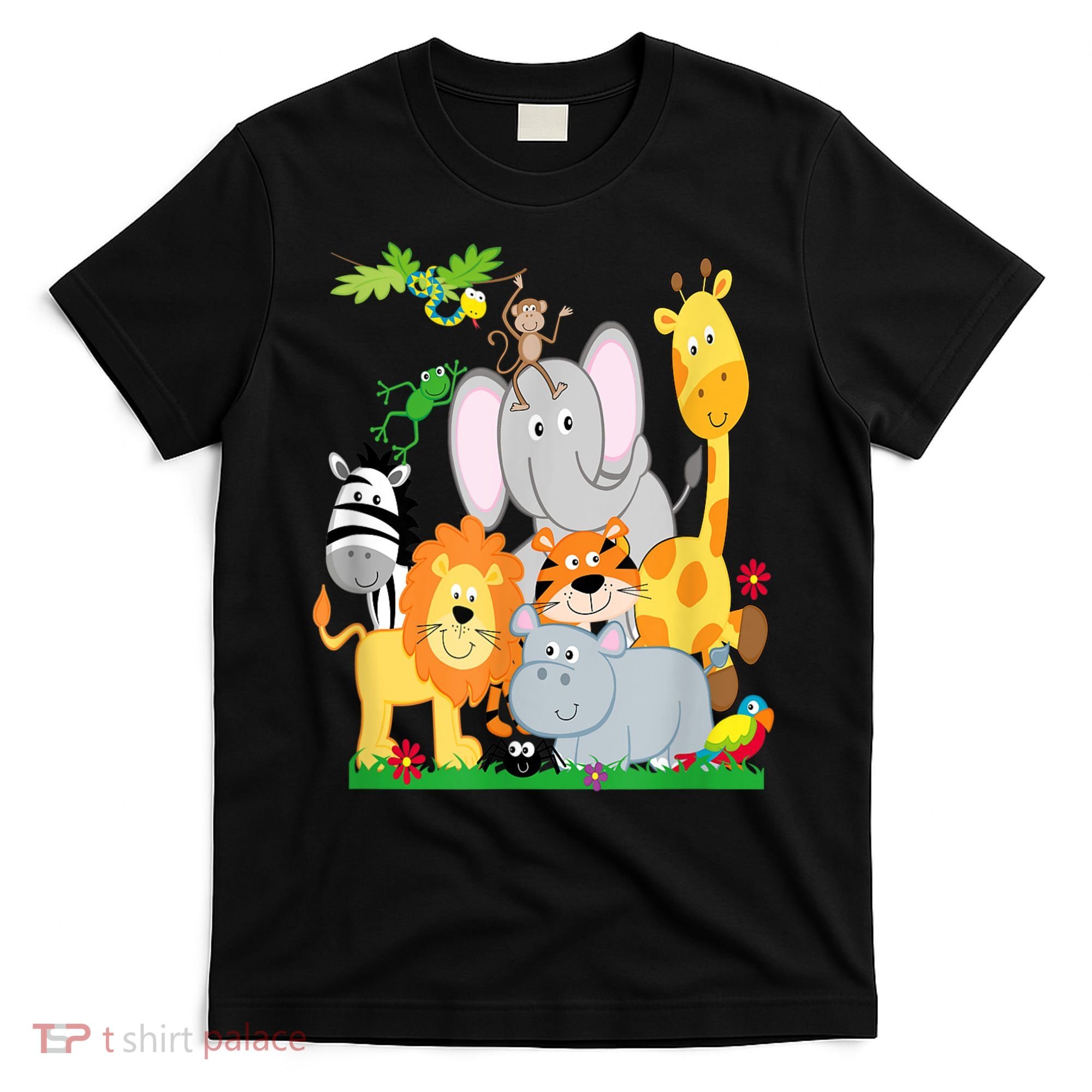 Zoo Animals Wildlife Birthday Party A Day At The Zoo T-Shirt
