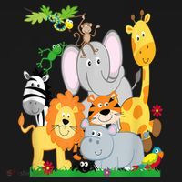 Zoo Animals Wildlife Birthday Party A Day At The Zoo T-Shirt thumb 7