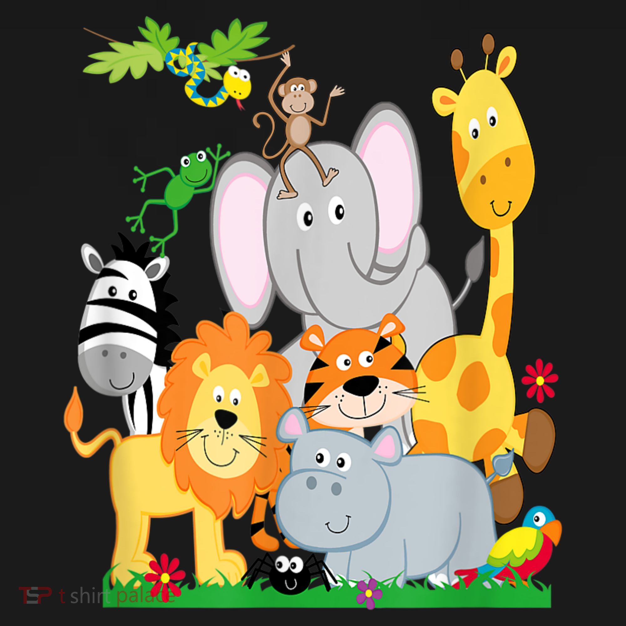 Zoo Animals Wildlife Birthday Party A Day At The Zoo Women's Tank Top