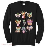 Zoo Animals Wildlife Birthday Party Zoo Day Animals Sweatshirt thumb 0
