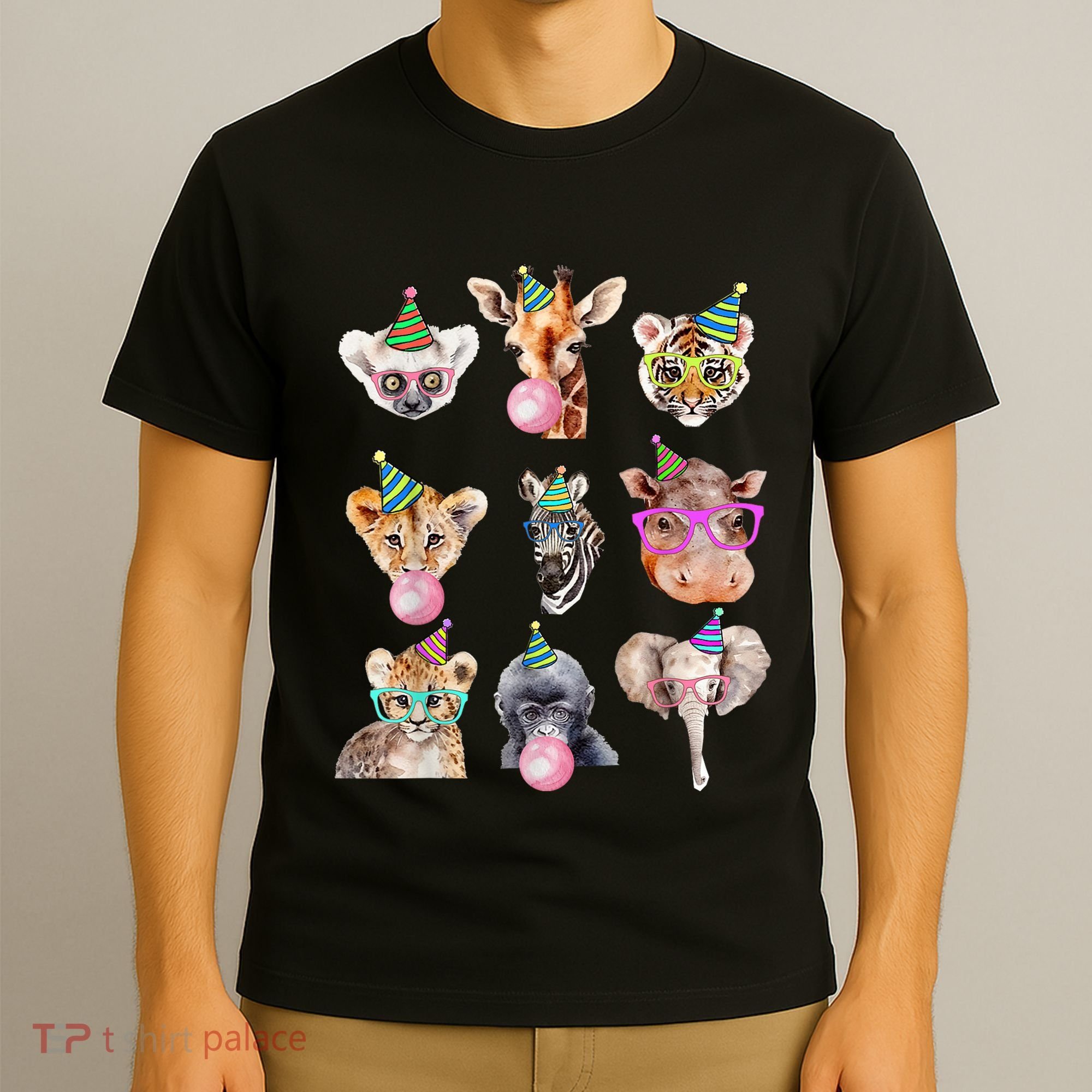 Zoo Animals Wildlife Birthday Party Zoo Day Animals T-Shirt