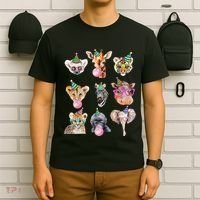 Zoo Animals Wildlife Birthday Party Zoo Day Animals T-Shirt thumb 6