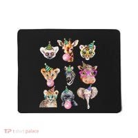 Zoo Animals Wildlife Birthday Party Zoo Day Animals Mousepad thumb 0