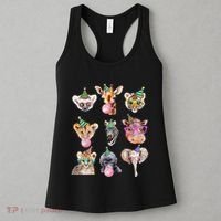 Zoo Animals Wildlife Birthday Party Zoo Day Animals Women's Tank Top thumb 3