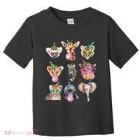 Zoo Animals Wildlife Birthday Party Zoo Day Animals Toddler T-Shirt thumb 0