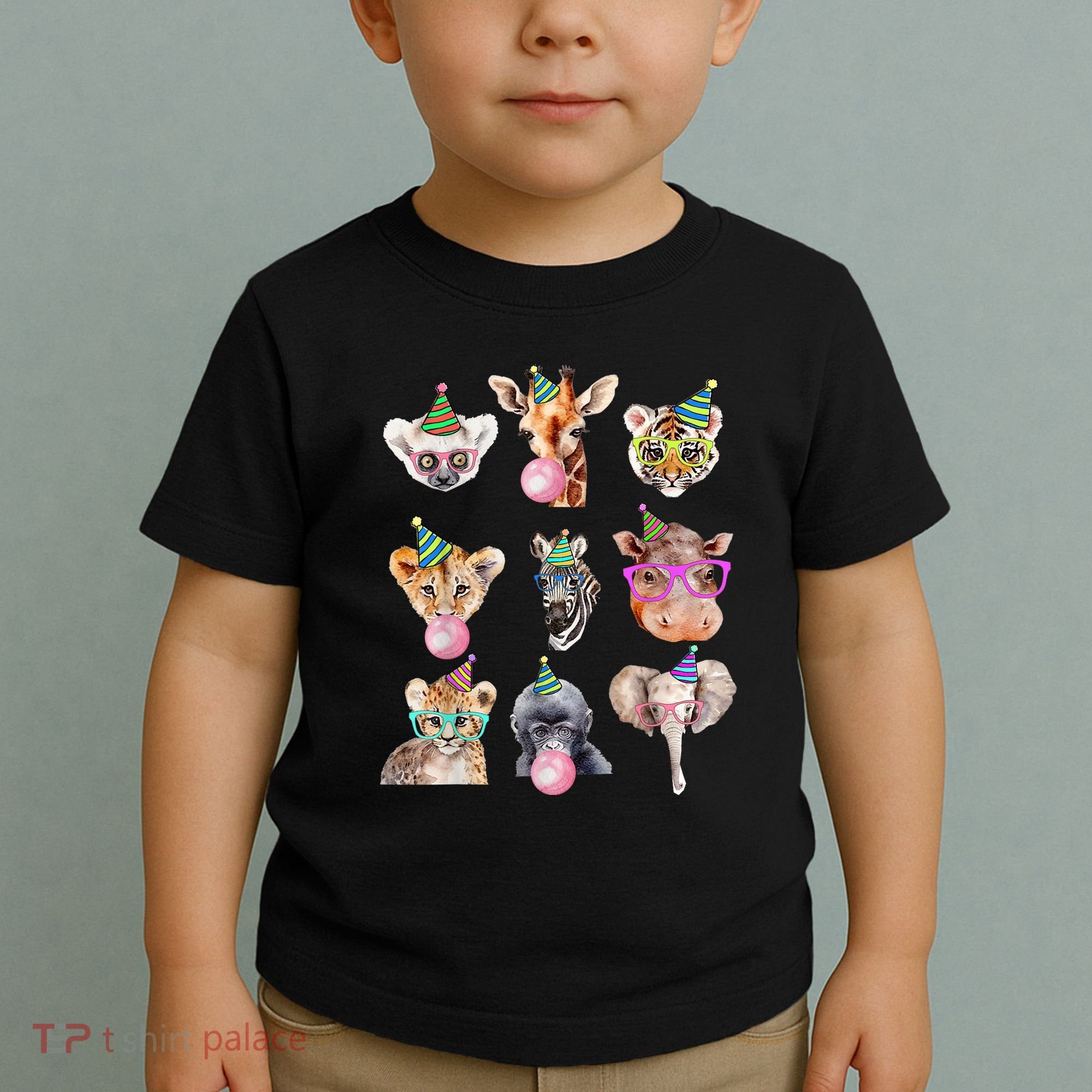Zoo Animals Wildlife Birthday Party Zoo Day Animals Toddler T-Shirt