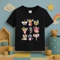Zoo Animals Wildlife Birthday Party Zoo Day Animals Toddler T-Shirt thumb 3