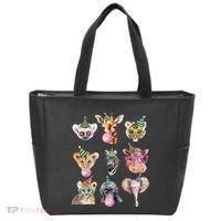 Zoo Animals Wildlife Birthday Party Zoo Day Animals Tote Bag thumb 0