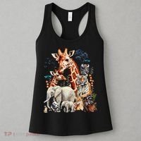 Zoo Animals Wildlife Birthday Party Animal Safari Jungle Women's Tank Top thumb 3