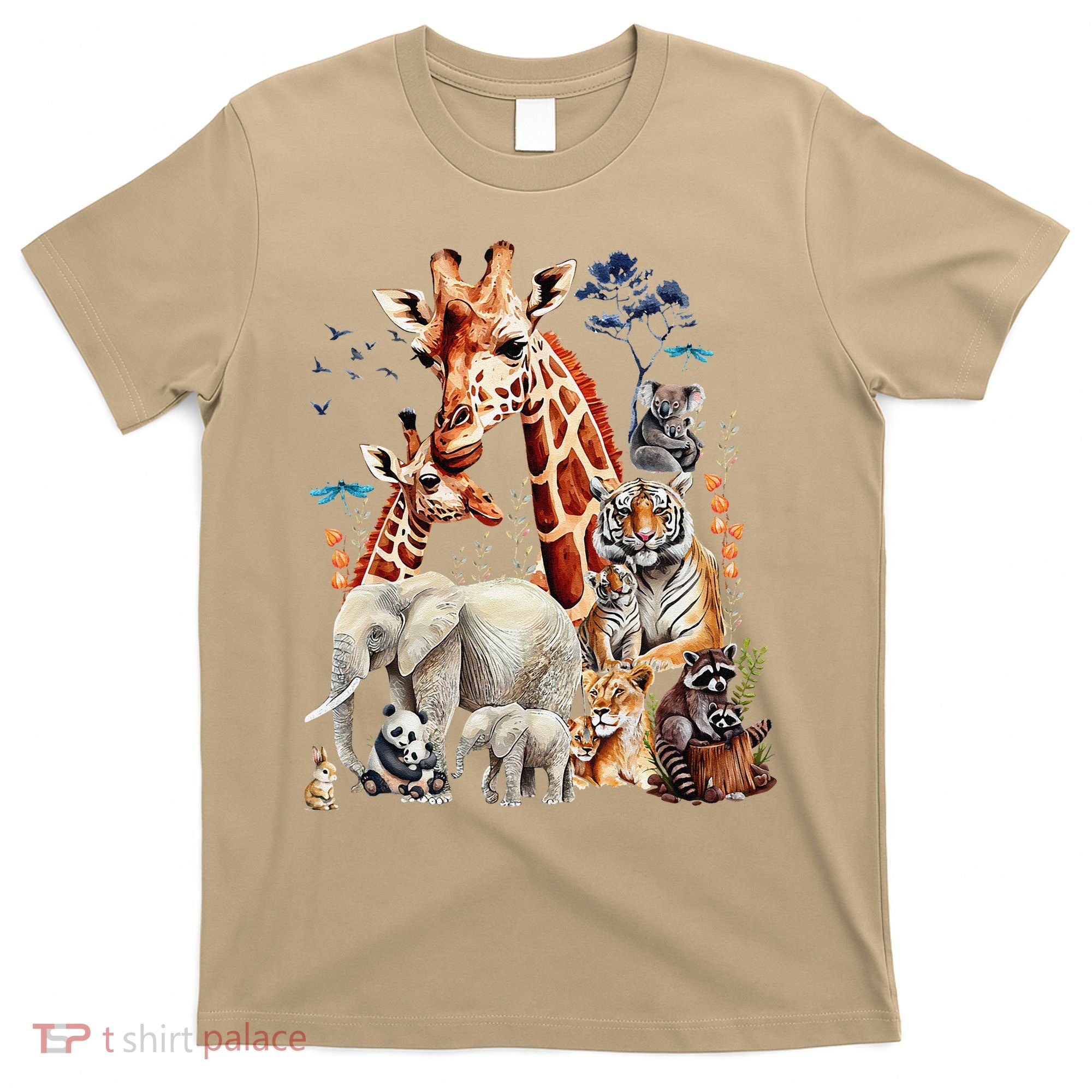 Zoo Animals Wildlife Birthday Party Animal Safari Jungle T-Shirt