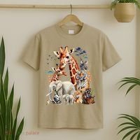 Zoo Animals Wildlife Birthday Party Animal Safari Jungle T-Shirt thumb 2